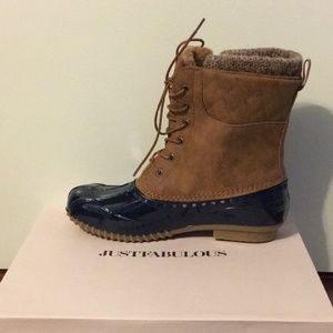 sweater cuff duck boot